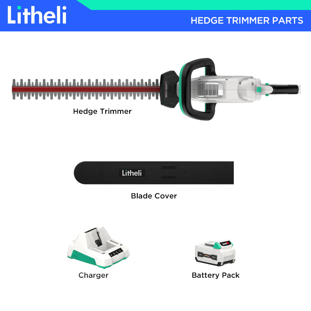 LITHELI 40V Cordless Hedge Trimmer Kit incl Battery & Charger - Image 12