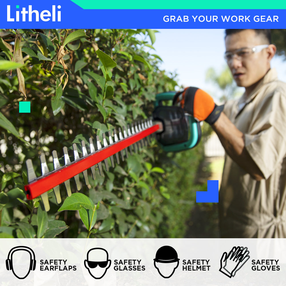 LITHELI 40V Cordless Hedge Trimmer Kit incl Battery & Charger - Image 5