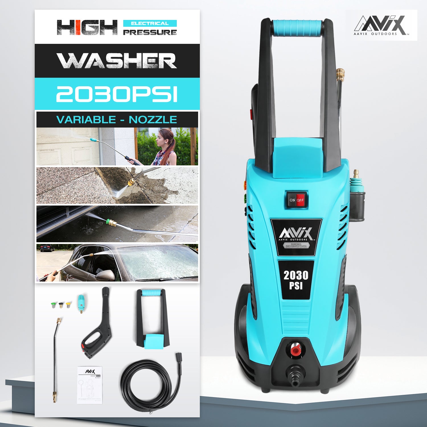Electric High Pressure Washer 2030 PSI - Image 2