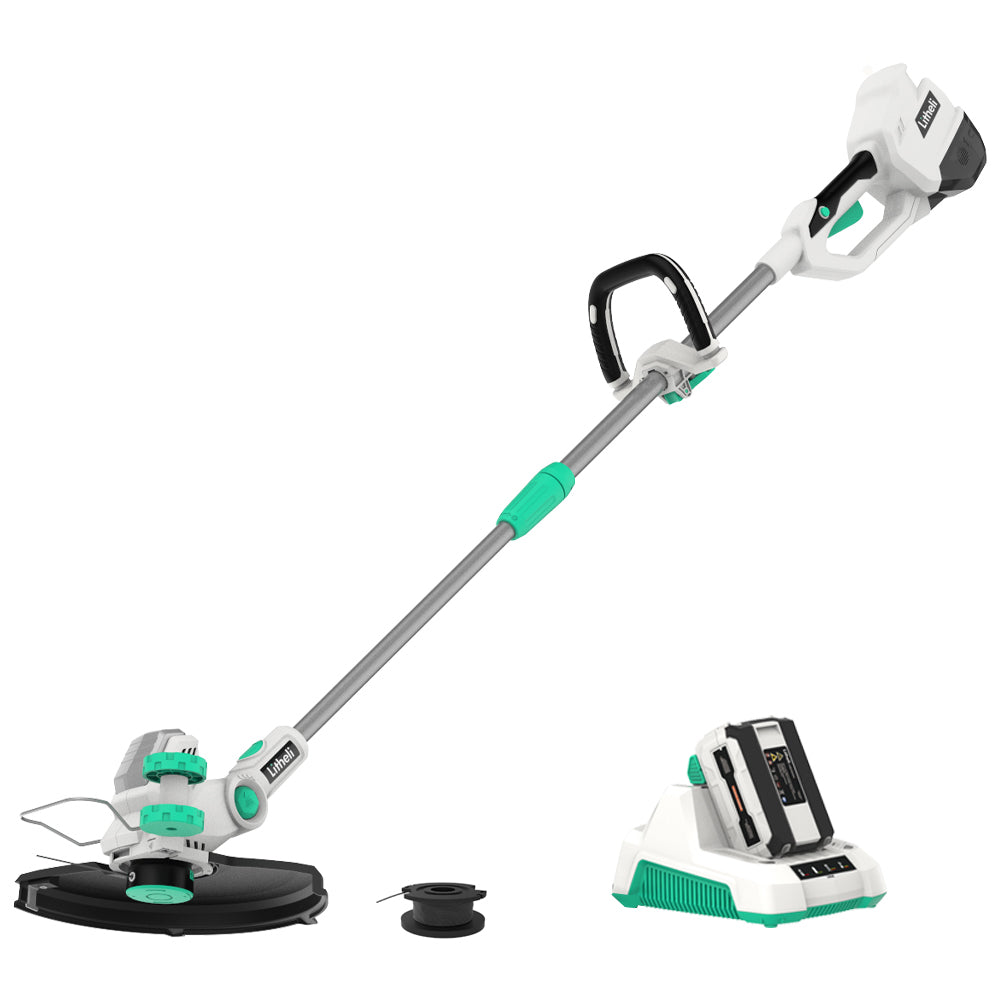 LITHELI 40V Cordless Whipper Snipper String Grass Timmer Kit