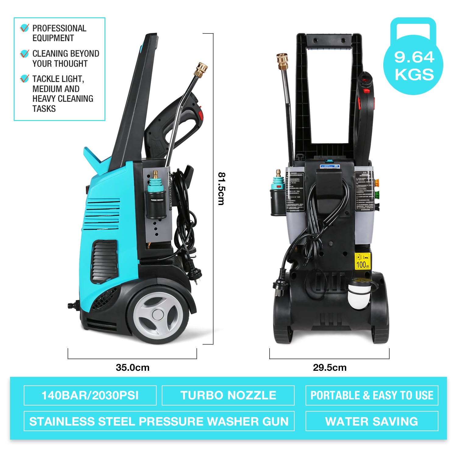 Electric High Pressure Washer 2030 PSI - Image 3