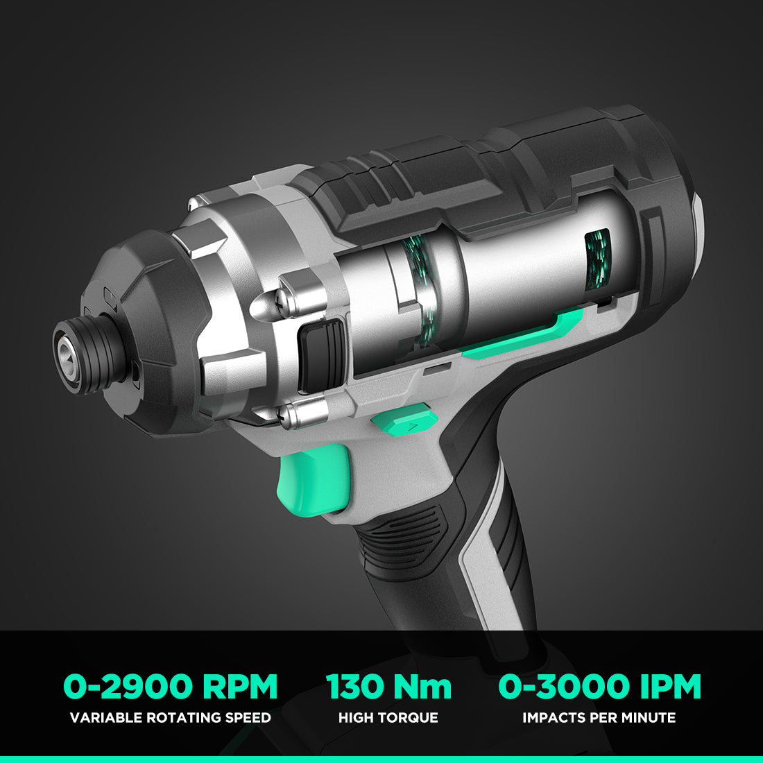 LITHELI 20V Cordless IMPACT DRIVER Kit - Image 7