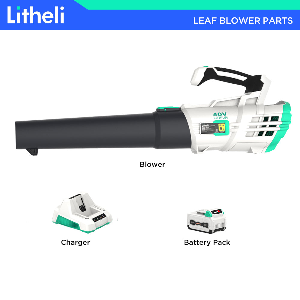 LITHELI 40v Lithium Jet Leaf Blower Kit - Image 3