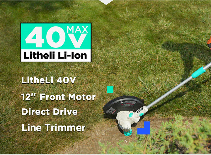 LITHELI 40V Cordless Whipper Snipper String Grass Timmer Kit - Image 3