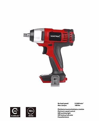 MATRIX 20v X-ONE Cordless Impact Wrench & Drill Combo Kit - Image 3