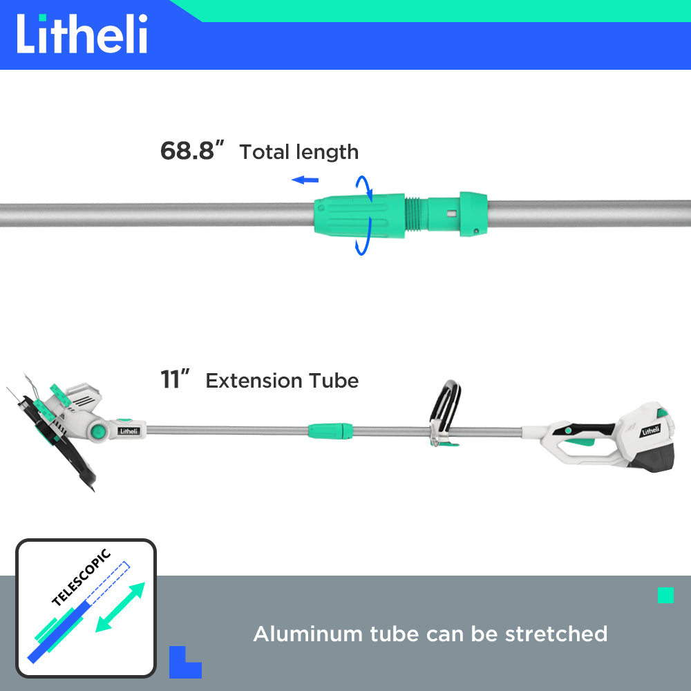 LITHELI 40V Cordless Whipper Snipper String Grass Timmer Kit - Image 8