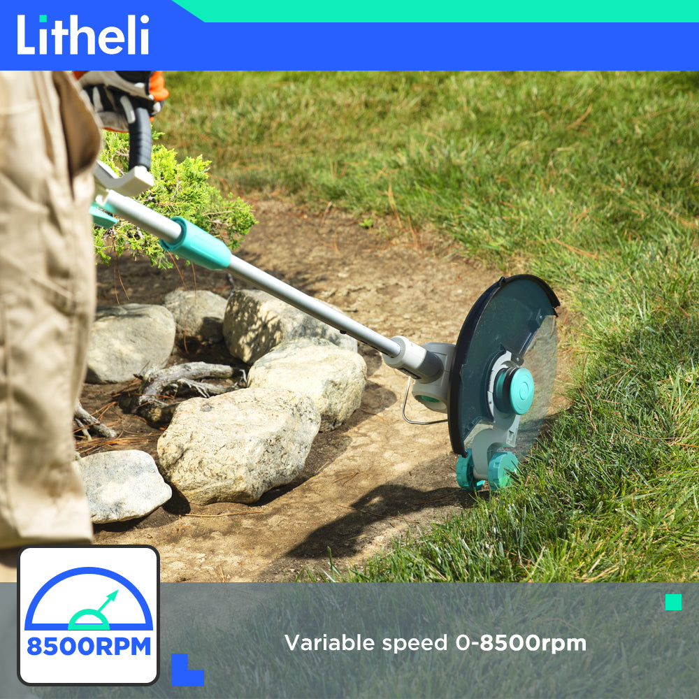 LITHELI 40V Cordless Whipper Snipper String Grass Timmer Kit - Image 7