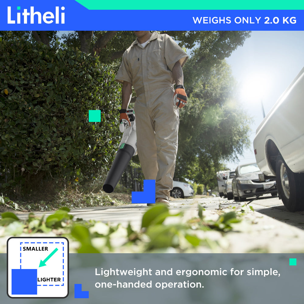LITHELI 40v Lithium Jet Leaf Blower Kit - Image 5
