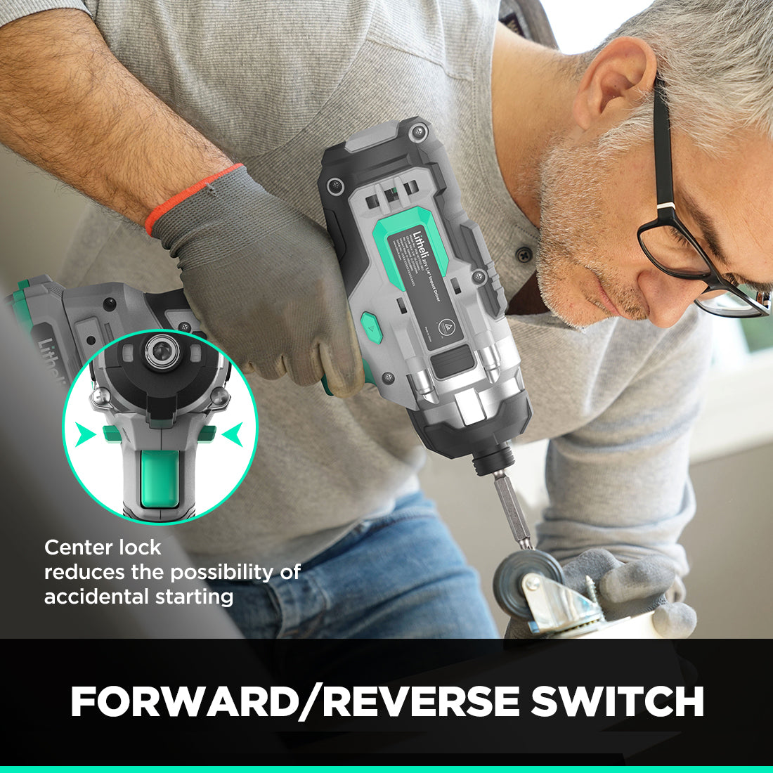 LITHELI 20V Cordless IMPACT DRIVER Kit - Image 10