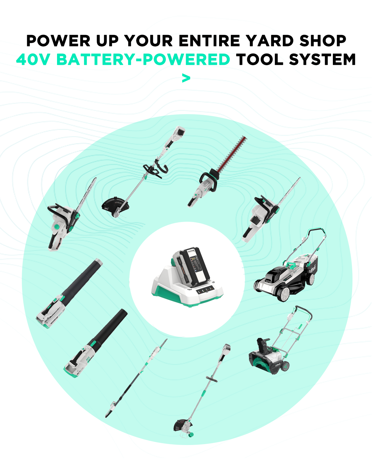 LITHELI 40V Cordless Hedge Trimmer Kit incl Battery & Charger - Image 11