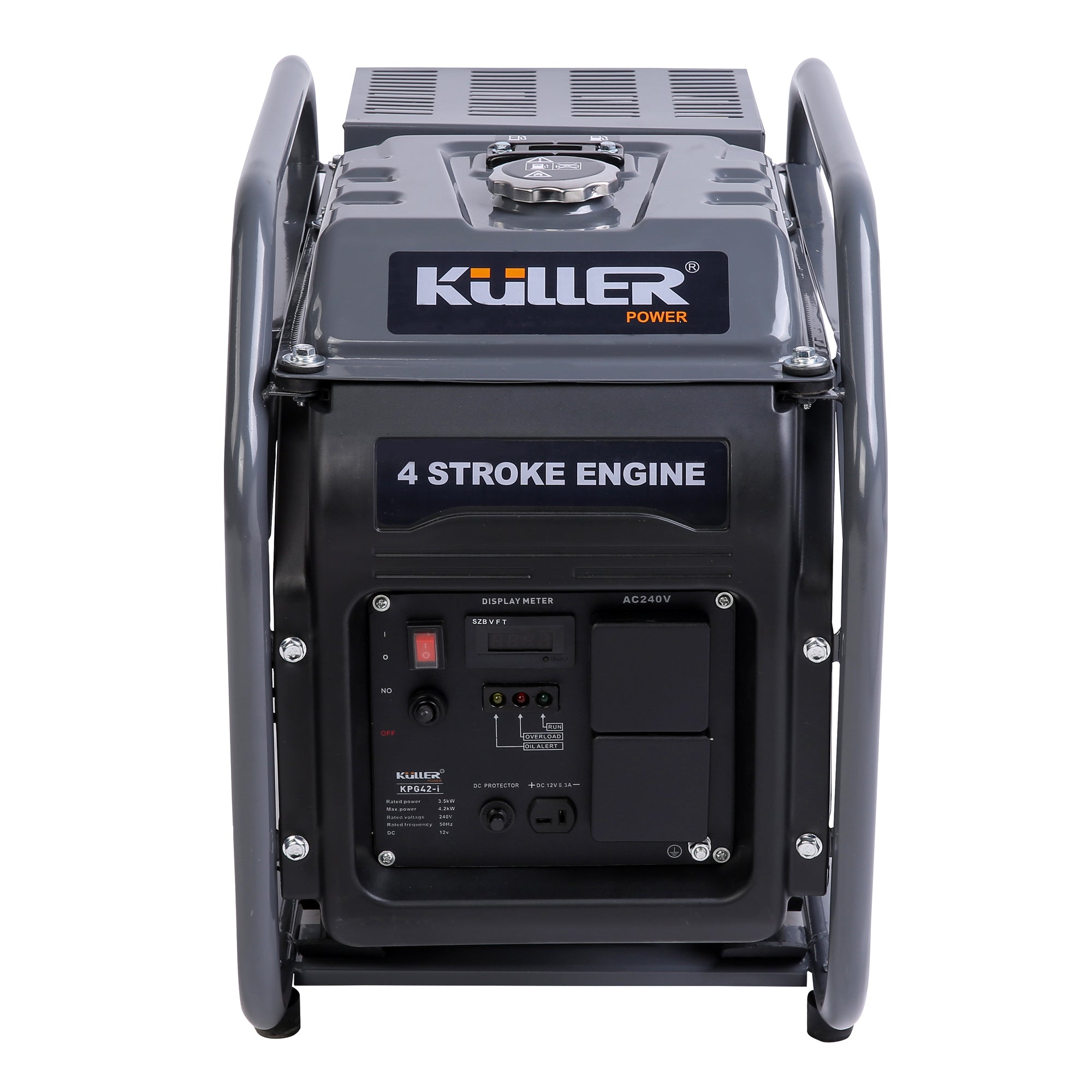 KULLER 4200w Pure Sine Wave Single-Phase Petrol Inverter Backup Generator - Image 3
