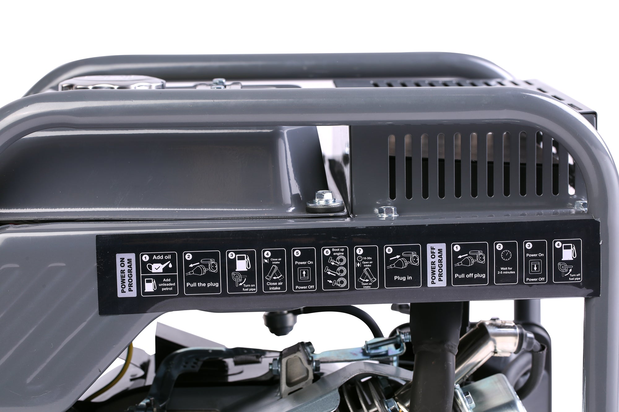 KULLER 4200w Pure Sine Wave Single-Phase Petrol Inverter Backup Generator - Image 6