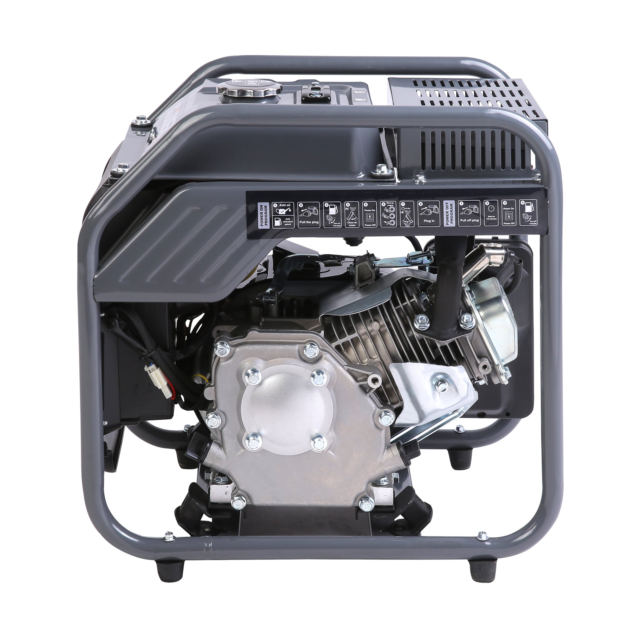 KULLER 4200w Pure Sine Wave Single-Phase Petrol Inverter Backup Generator - Image 5