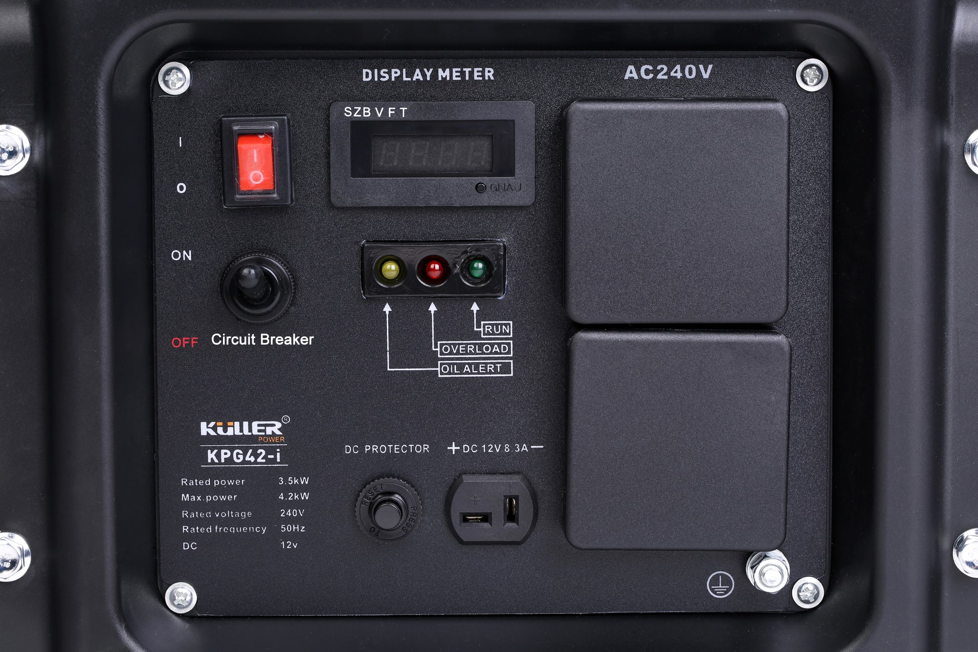 KULLER 4200w Pure Sine Wave Single-Phase Petrol Inverter Backup Generator - Image 12