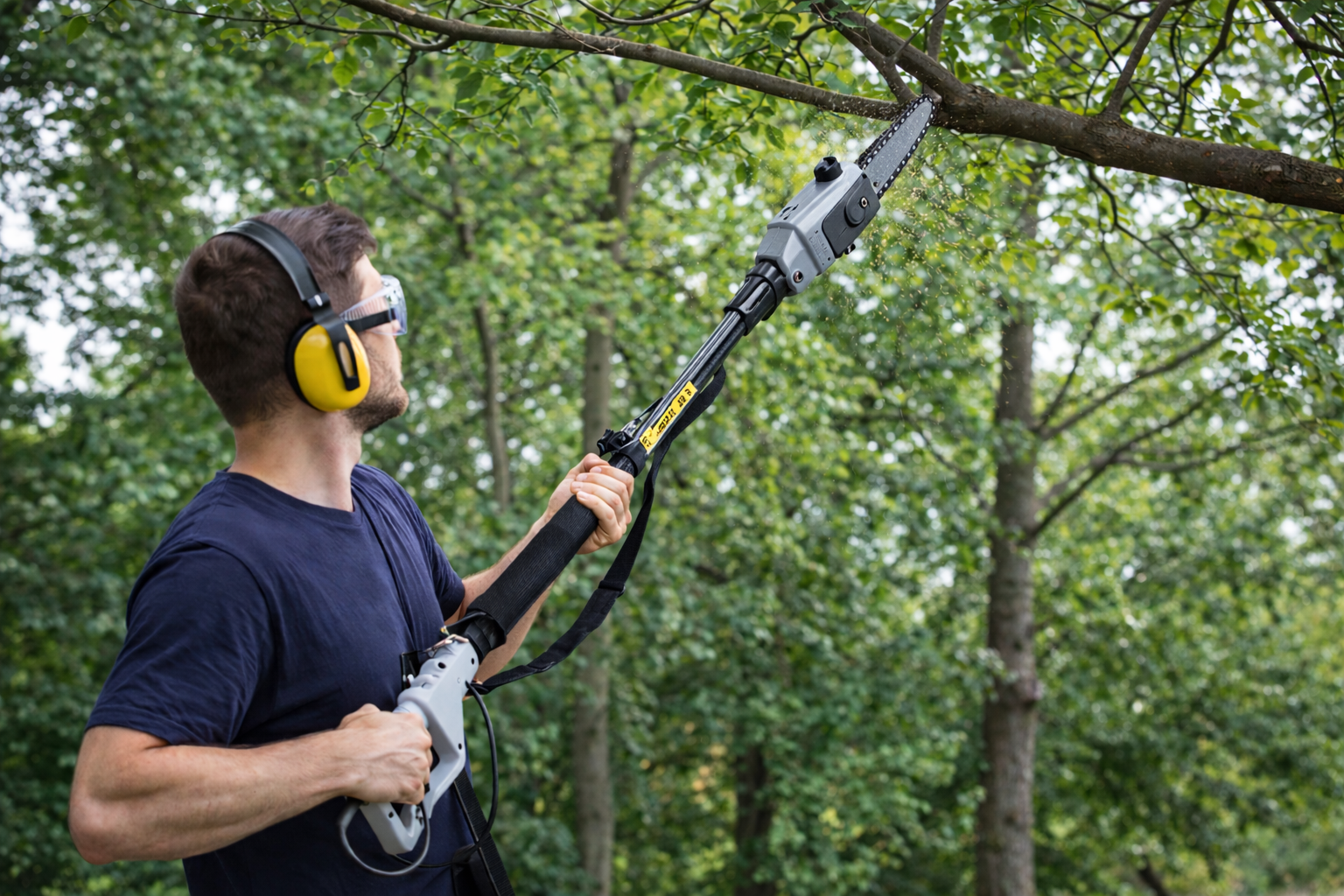 KULLER 710W Corded Electric Pole Chainsaw Pruner - Image 5
