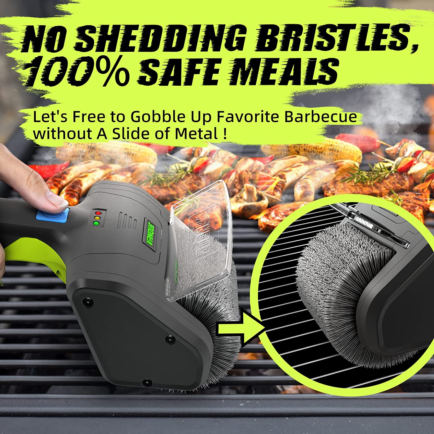Cordless Electric BBQ Grill Brush Scrubber - Image 5
