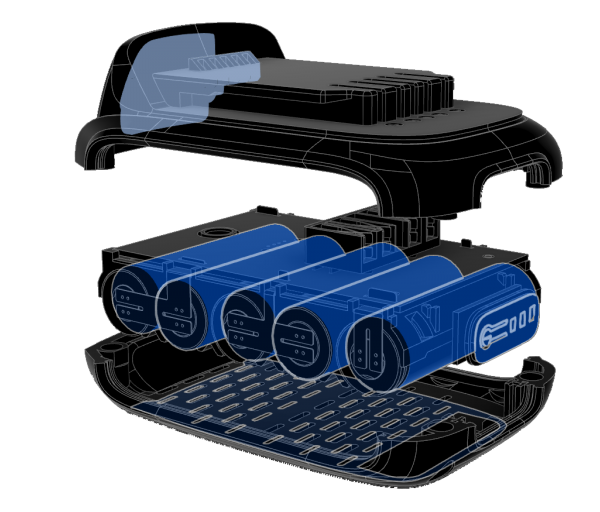 MATRIX 20v X-ONE Lithium-ion Battery 4.0Ah - Image 2