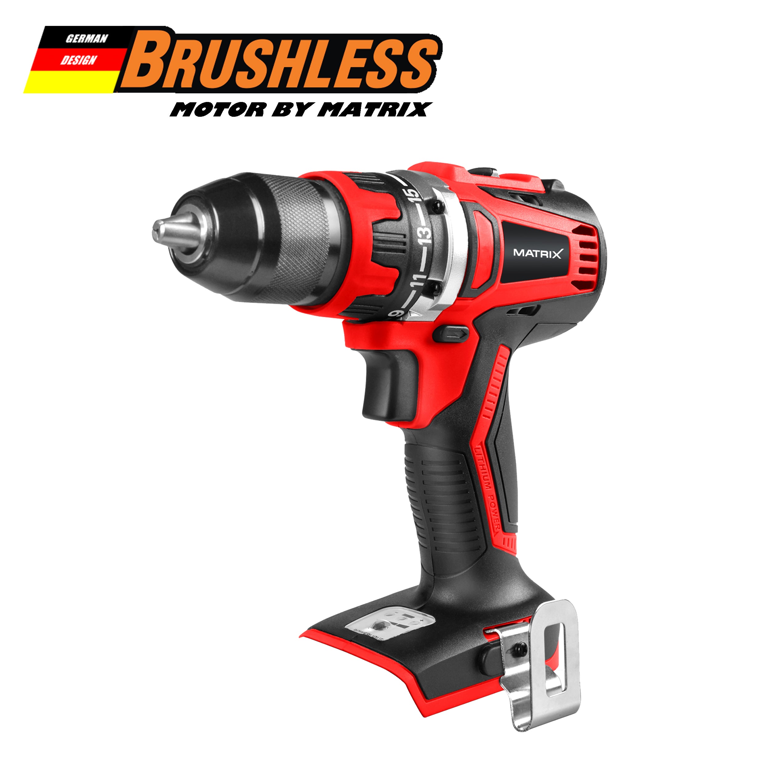 MATRIX 20v X-ONE Brushless Drill Driver Skin Only - Image 2