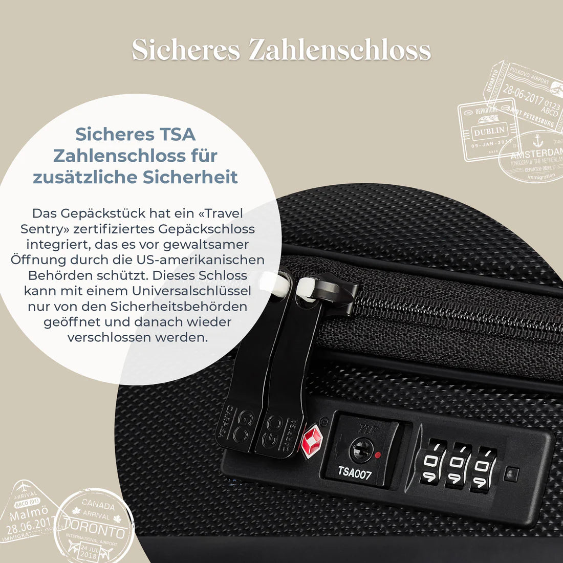 CASYRO Switzerland Stand-Up Luggage 78cm 120L Hardcase Luggage/Suitcase Black - Image 5
