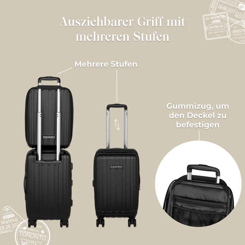 CASYRO Switzerland Stand-Up Luggage 55cm 45L Hardcase Suitcase Carry On - Image 3