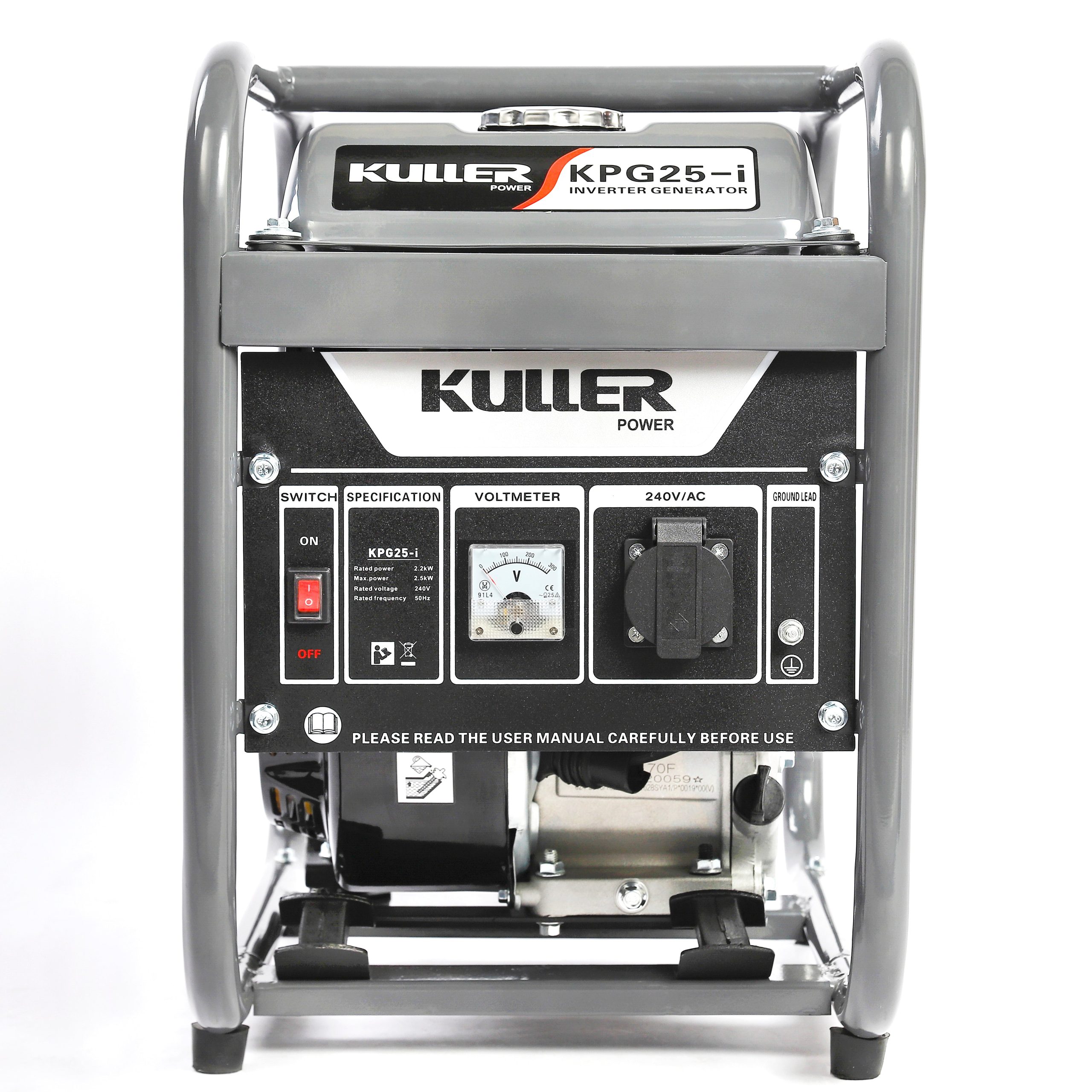 KULLER 2500w Pure Sine Wave Single-Phase Petrol Inverter Backup Generator - Image 2