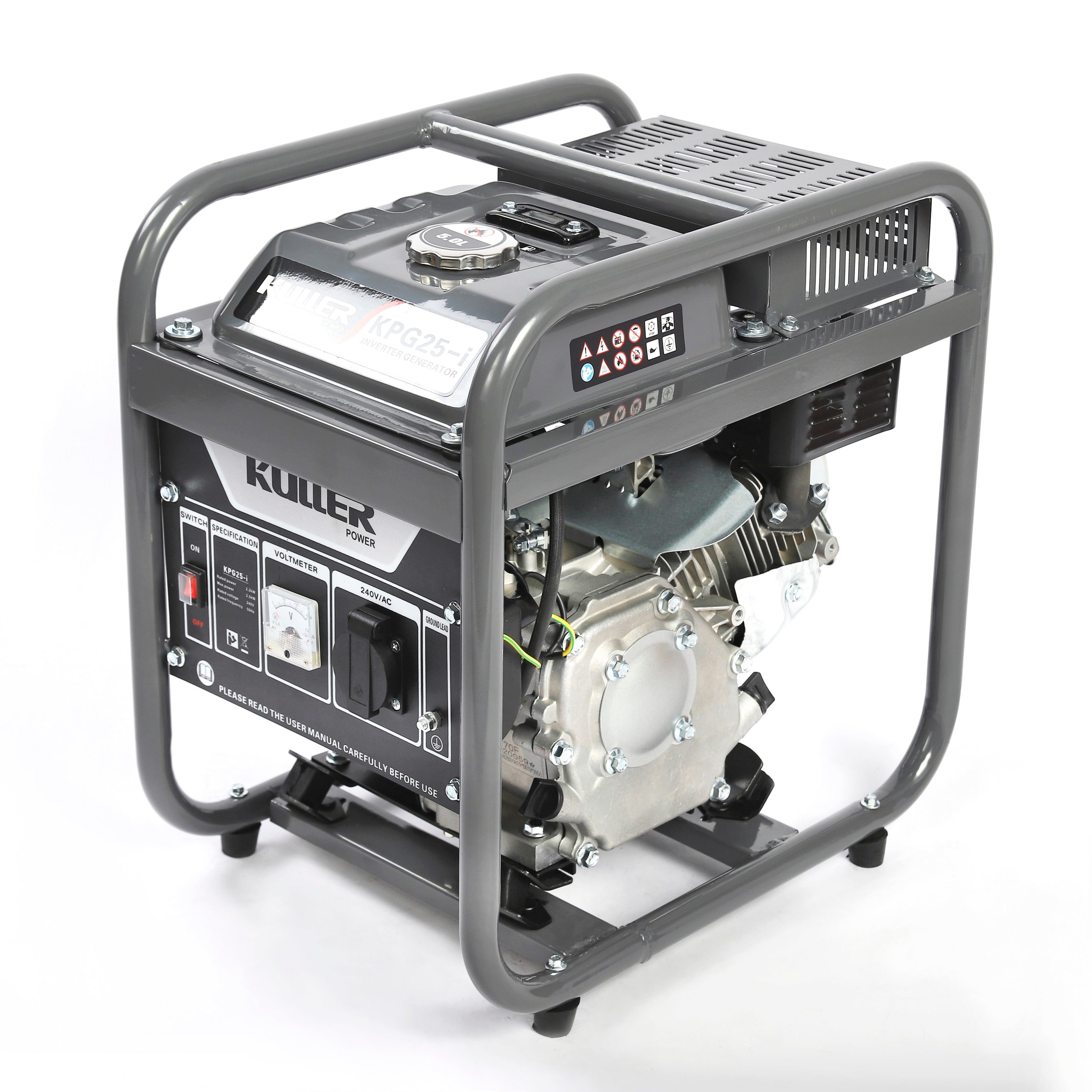 KULLER 2500w Pure Sine Wave Single-Phase Petrol Inverter Backup Generator - Image 6