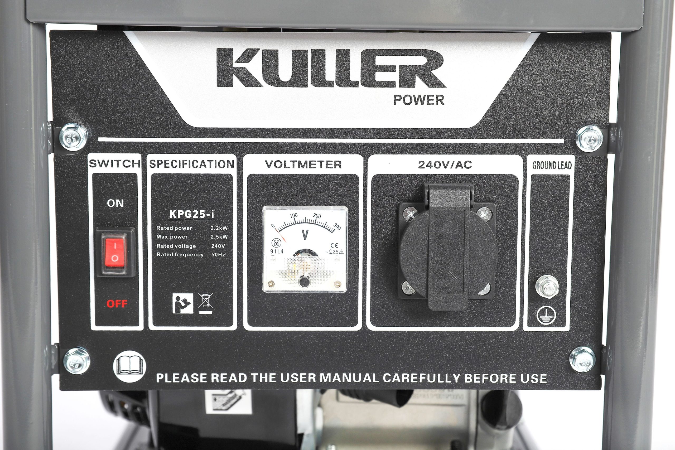 KULLER 2500w Pure Sine Wave Single-Phase Petrol Inverter Backup Generator - Image 8