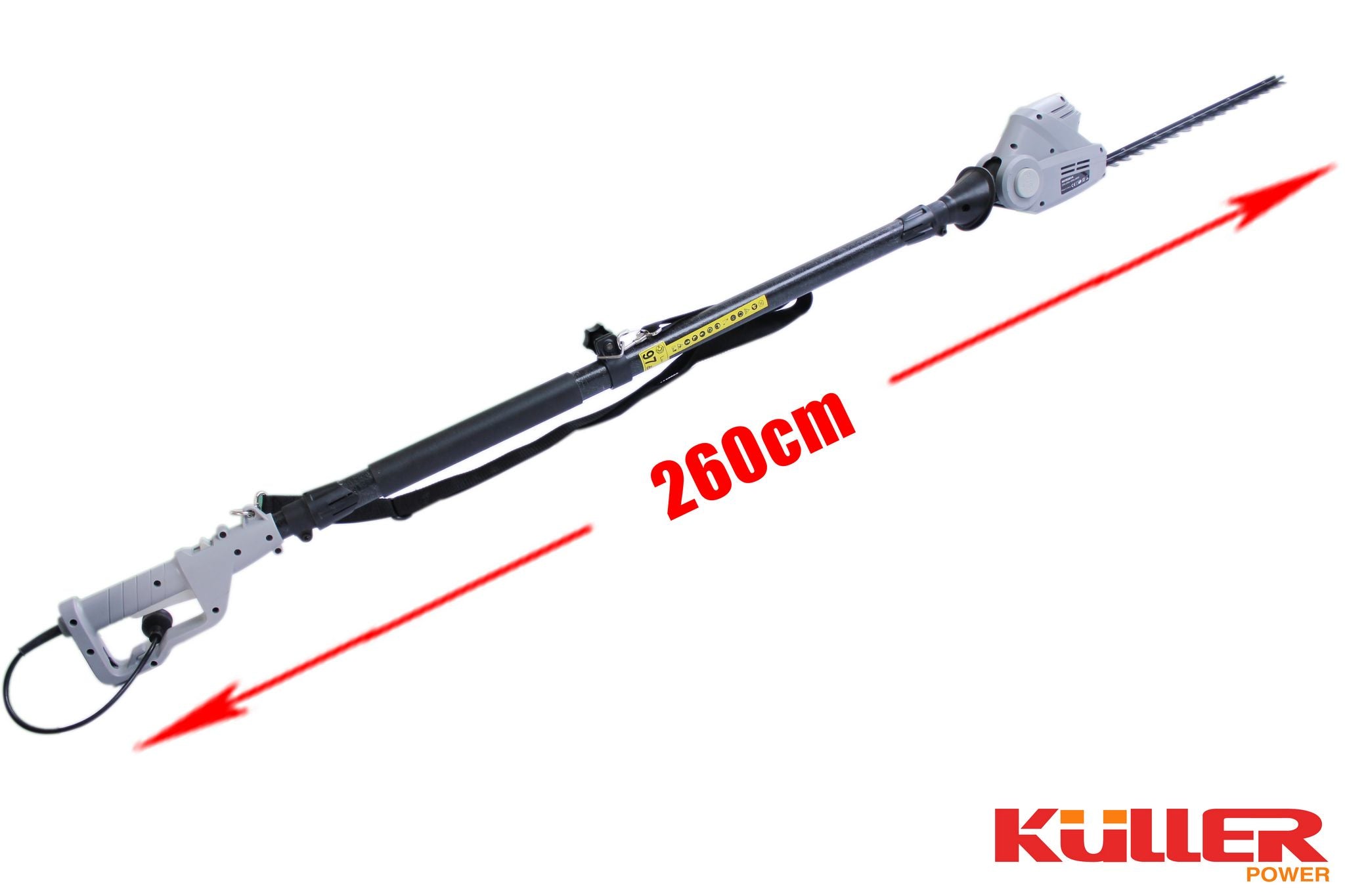 KULLER Corded Electric 450W telescope Pole Hedge Trimmer - Image 5