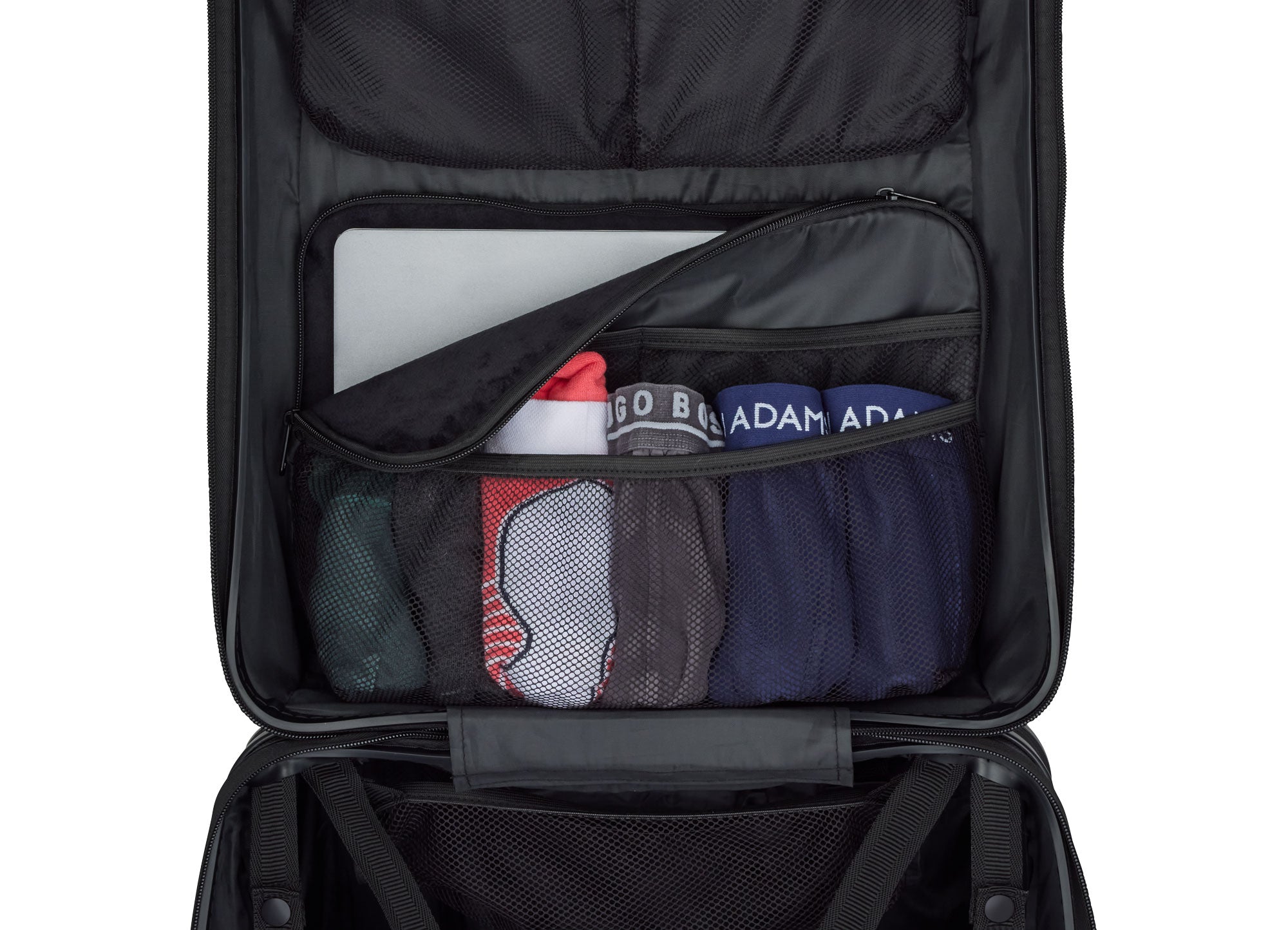 CASYRO Switzerland Stand-Up Luggage 71cm 80L Hardcase Luggage/Suitcase Black - Image 8