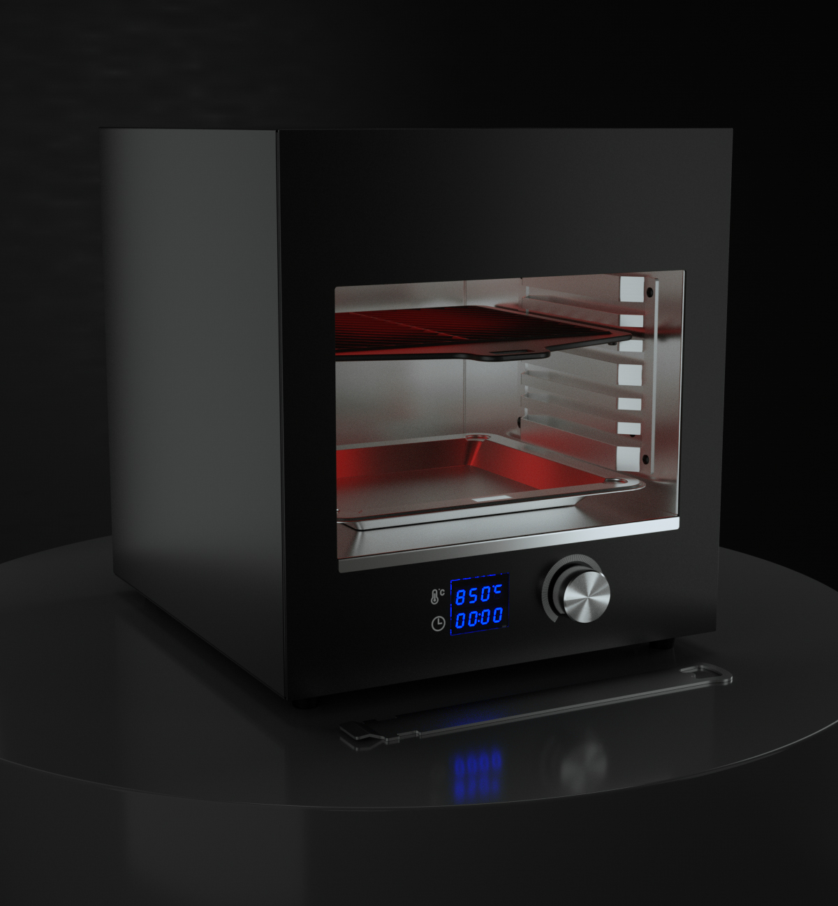 Electric 1800w 800 degree High Temperature Grill Beef Steak Pizza Maker - Image 3