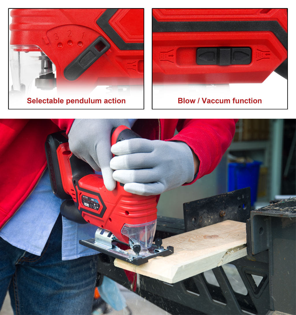 MATRIX 20v X-ONE Cordless Jig Saw Skin Only - Image 3