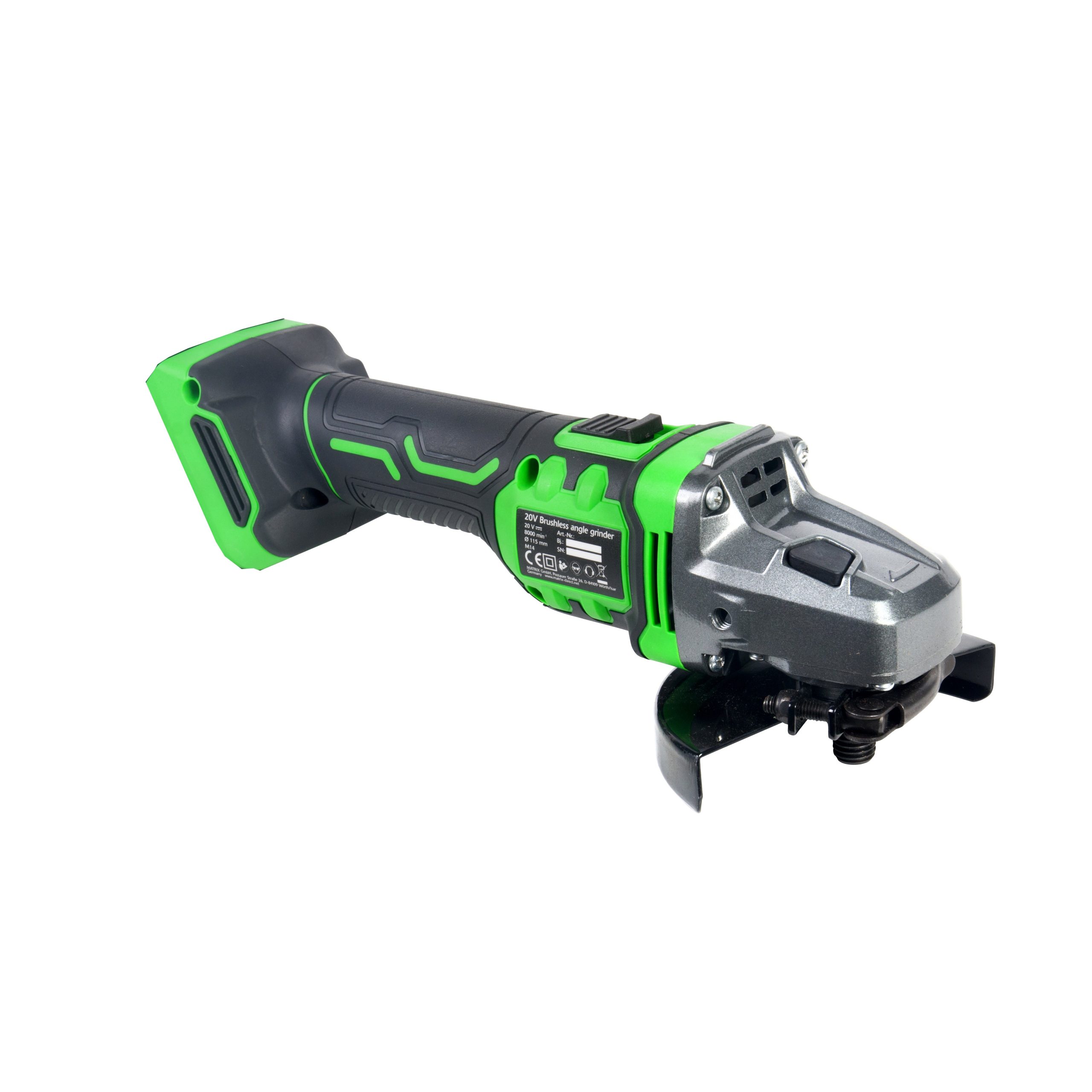 MATRIX 20V X-ONE Brushless Angle Grinder Skin Only - Image 3