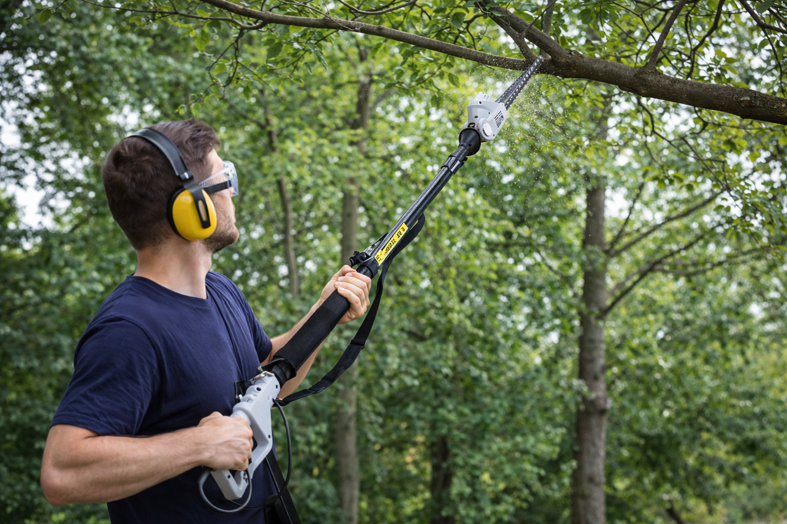 KULLER Corded Electric Pole Chainsaw / Hedge Trimmer Multi function 2in1 - Image 9