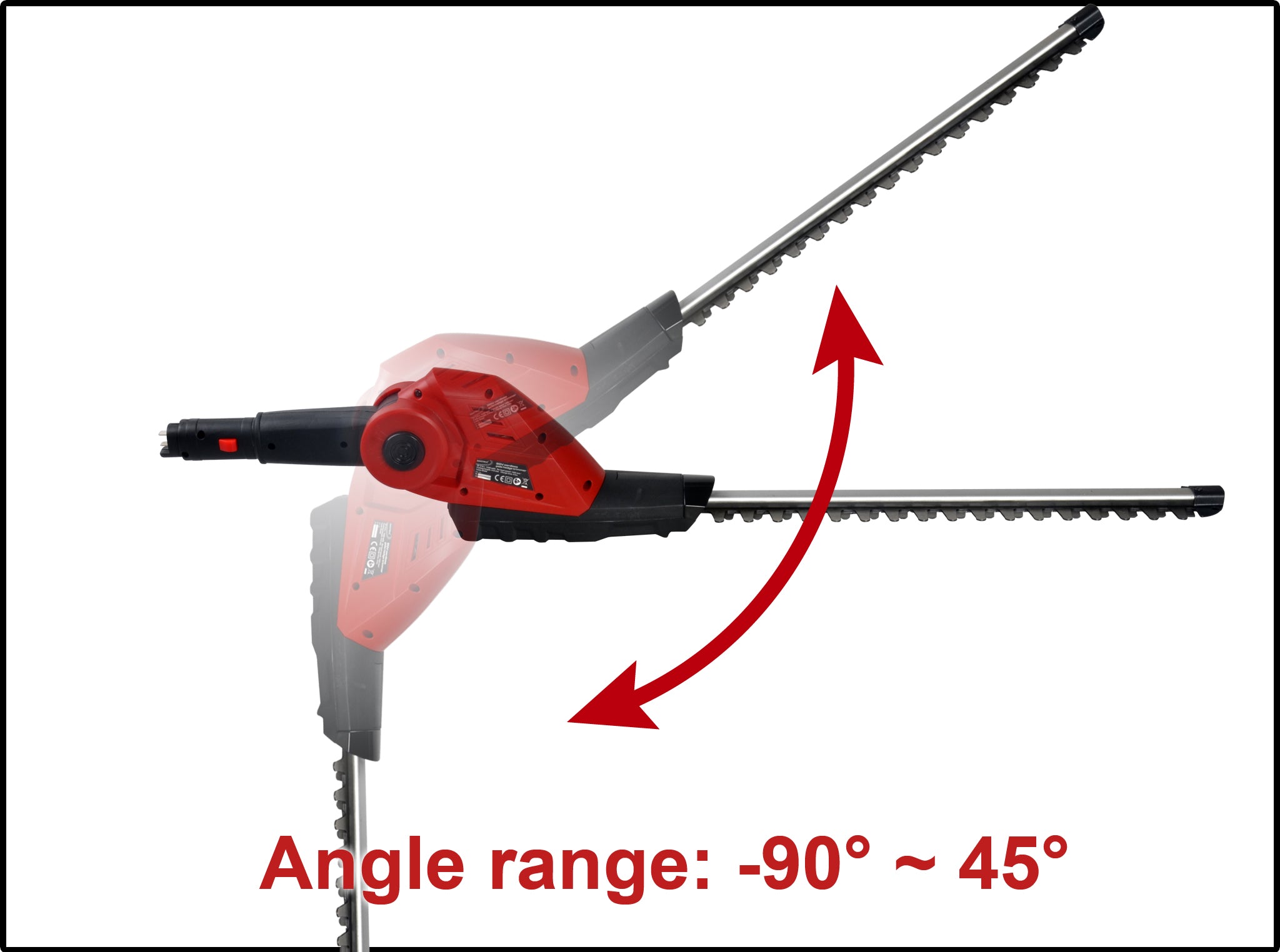 MATRIX 20v X-ONE Cordless Pole Hedge Trimmer Skin Only - Image 3