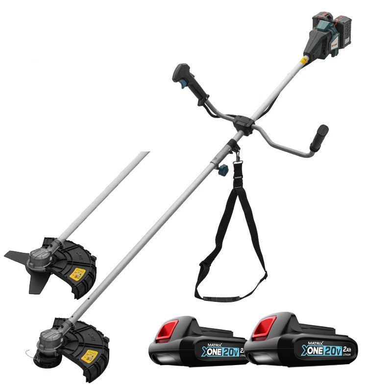 40v (20Vx2) Brushless Brush Cutter & Line Trimmer Whipper Snipper Kit