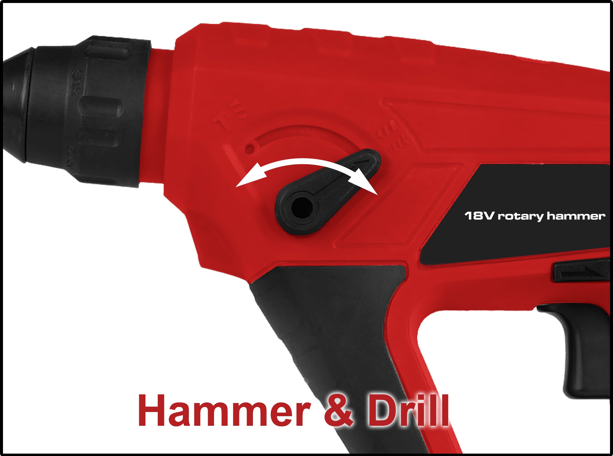 MATRIX 20v X-ONE Cordless Rotary Hammer Skin Only - Image 2
