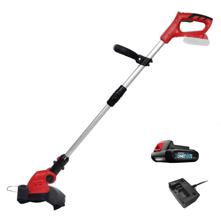 MATRIX 20v X-ONE Cordless Grass Trimmer Whipper Snipper Kit (incl Battery & Charger)
