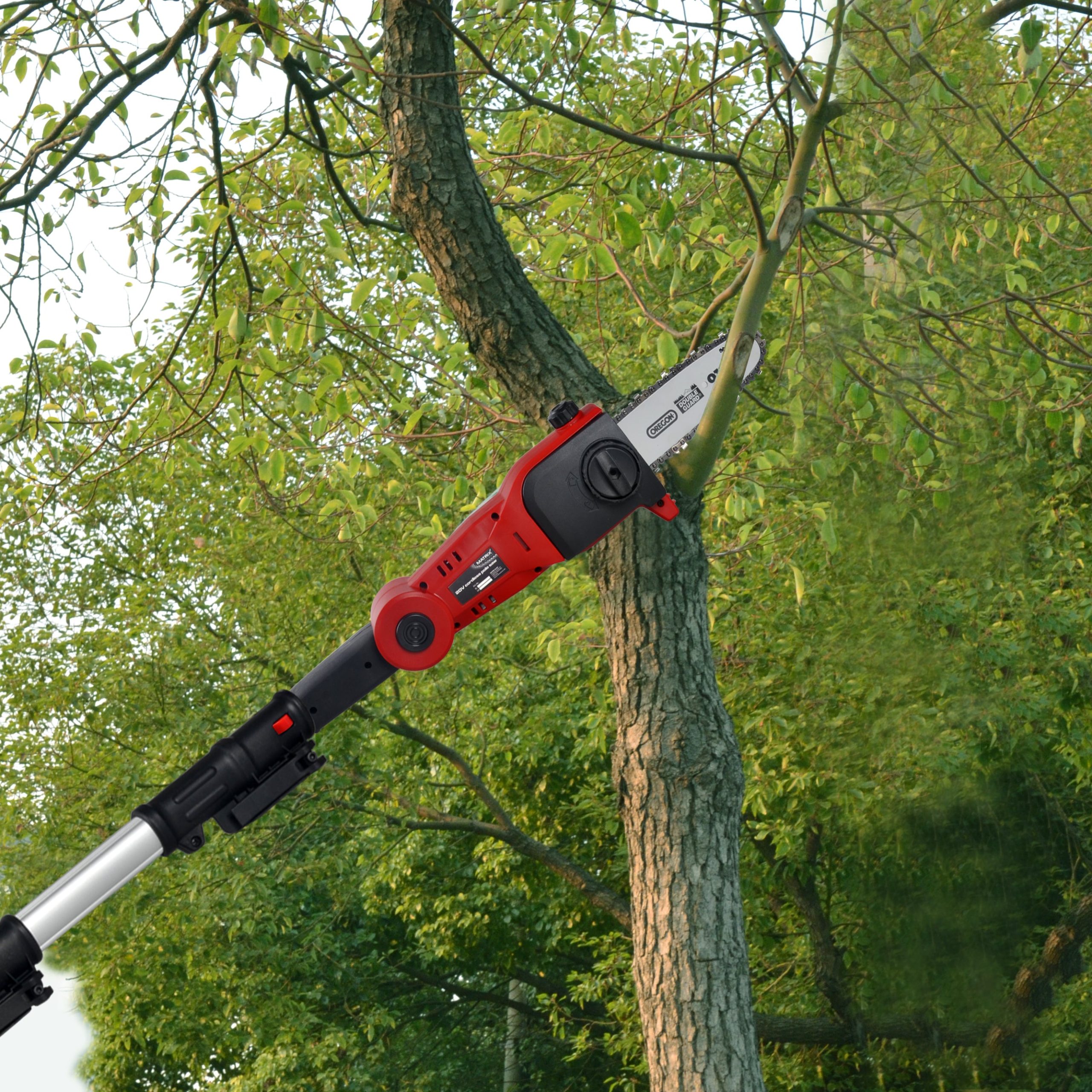 MATRIX 20v X-ONE Cordless Pole Chainsaw Skin Only - Image 5