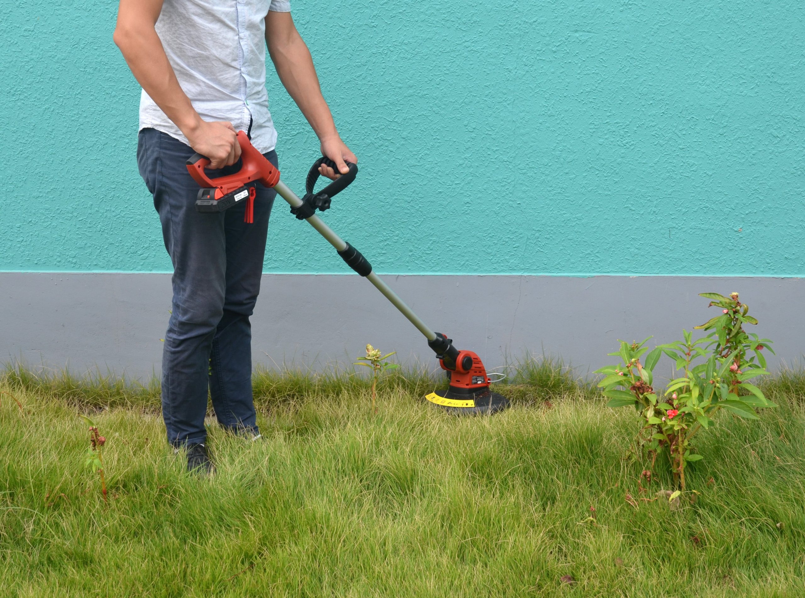 MATRIX 20v X-ONE Cordless Grass Trimmer Whipper Snipper Kit (incl Battery & Charger) - Image 7