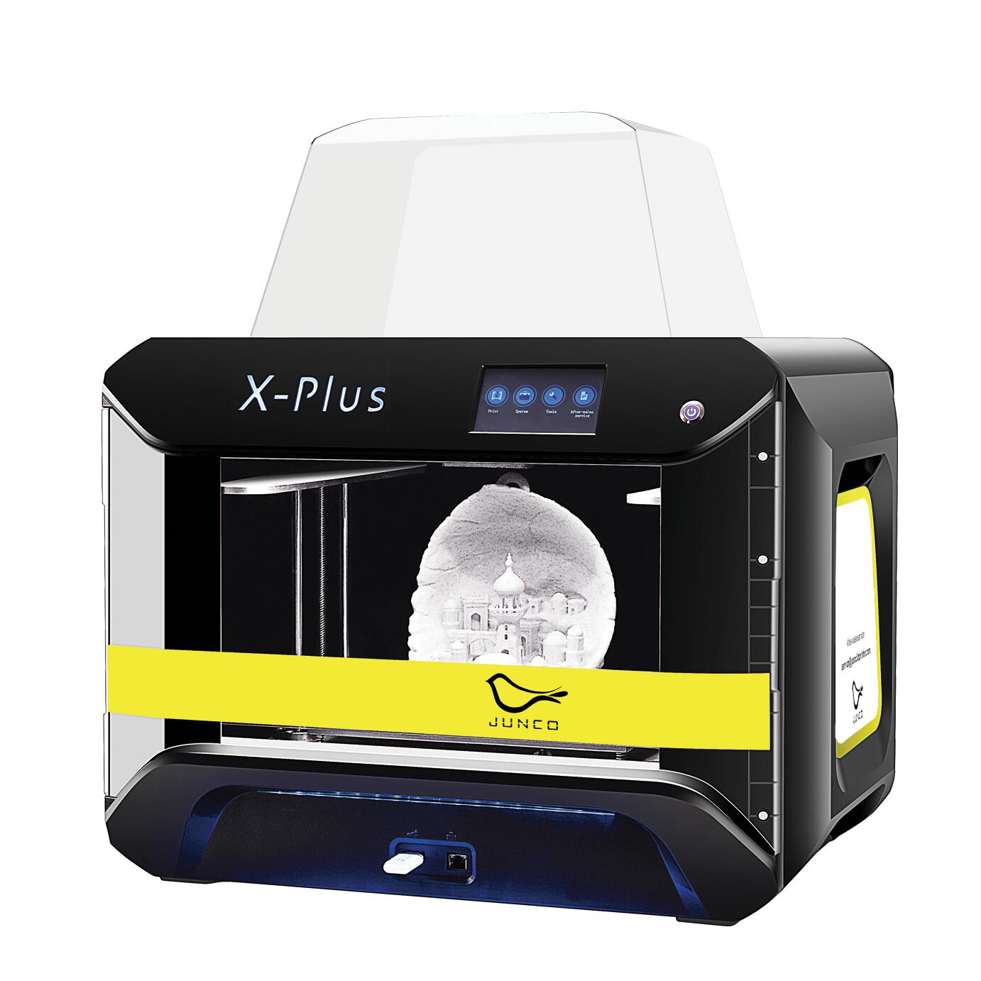JUNCO X-Plus Desktop 3D Printer, Fast Slicing, WiFi, Touch Screen, Large Built Volume with ABS, PLA, TPU, Flexible Filament 270x200x200mm